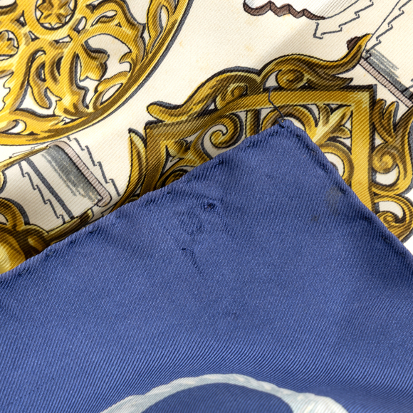 Hermes Scarf Cuivreries by Françoise De La Perriere - Picture 2 of 3